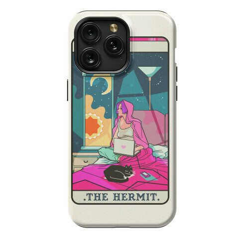 Hermit Tarot Card Phone Case